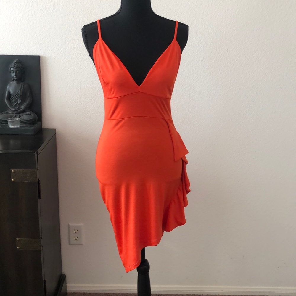 Sexy Tangerine Dress! Size s/m